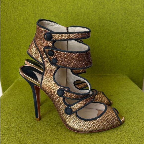 SOPHIA WEBSTER FOR J CREW AMMA PUMPS SHOES 37 ( US-6) ITEM #B3897 - Picture 7 of 10